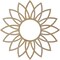 Ekena Millwork Daisy Wood Fretwork Pierced Ceiling Medallion, Hickory, 22"OD x 7 5/8"ID x 1/4"T CMWP22X22X0250DAHI - alternate 4